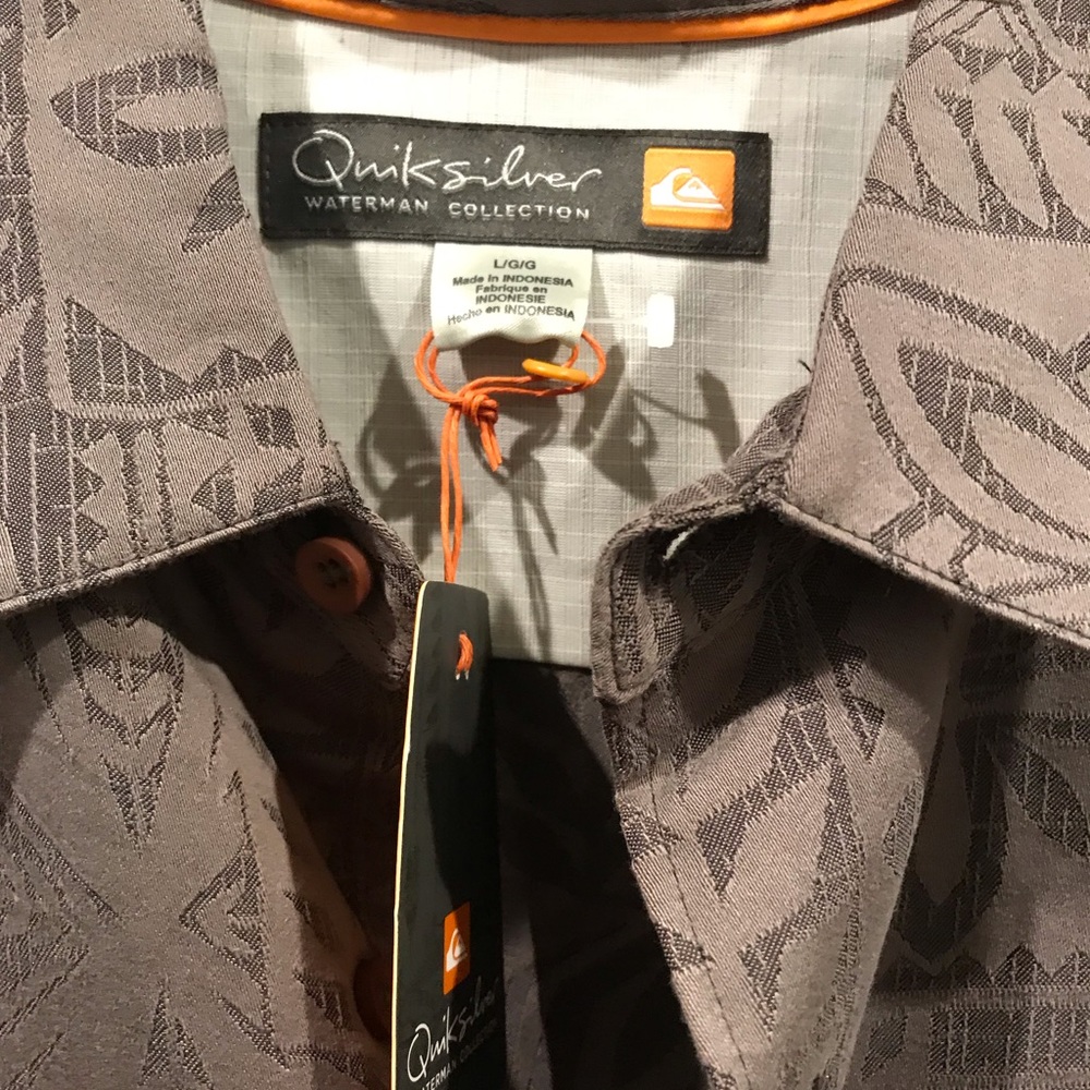 men’s quicksilver button down shirt